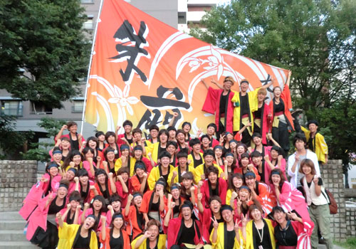 大阪府-大阪市立大学よさこいチーム朱蘭様（よさこい旗）