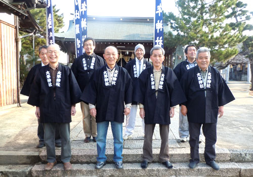 兵庫県-大年神社-古坂様（半纏・法被）
