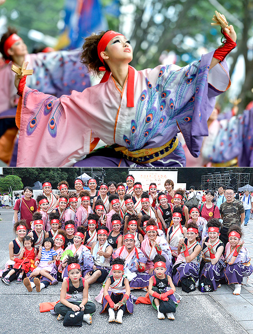 ダンスパフォーマンス集団　迫-HAKU-様からお写真が届きました（2013）