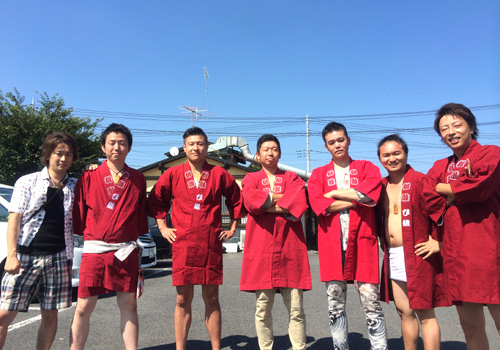 茨城県の桜睦ひ組様から神輿半纏のお写真が届きました