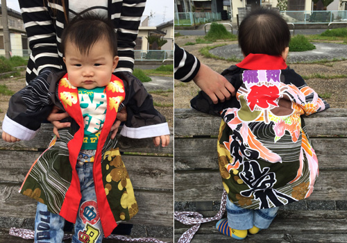 滋賀県の加藤様の子供半纏