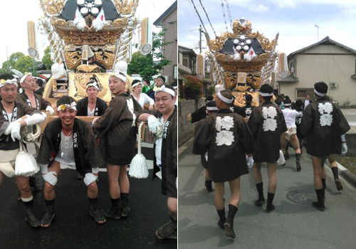 大塩天満宮西濱村棒鼻会様の法被