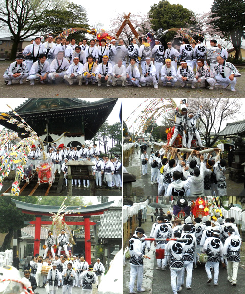岐阜県の畑佐様 神輿半纏