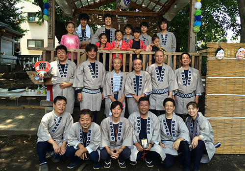 中和田囃子保存会様 祭半纏