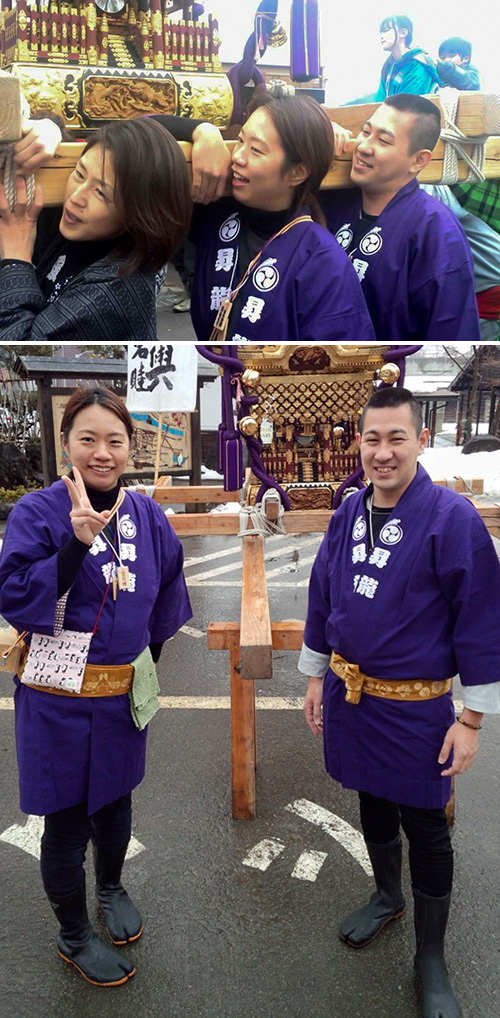 昇龍祭太鼓様の神輿半纏