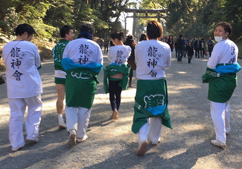 海神・龍神會様の鯉口シャツ（ダボシャツ）