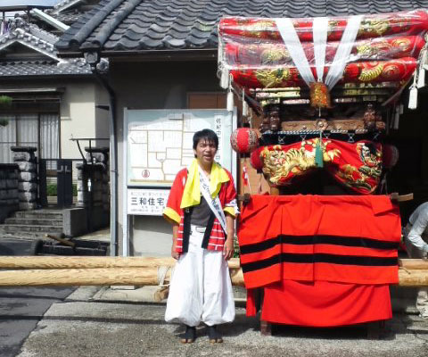 奈良県の福井様の襷（タスキ）と鉢巻