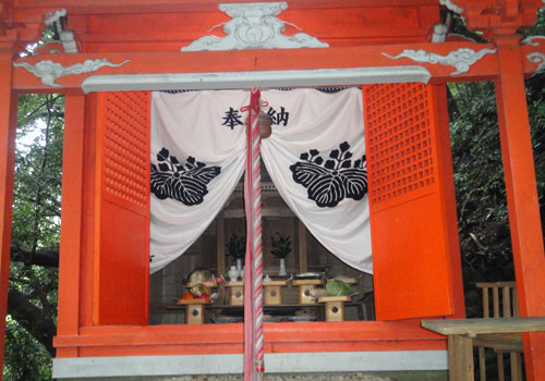 和歌山県の津荷区協議会様の神社幕