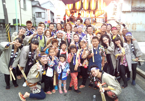 愛知県の神頭町様の手ぬぐい