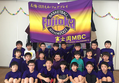 静岡県の富士岡MBC様の応援旗