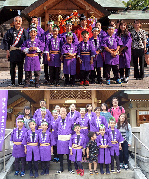 石浜神社様の神輿半纏