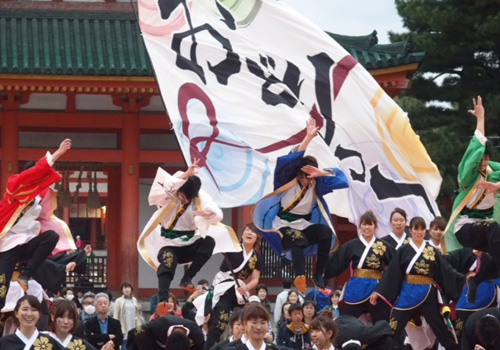 京炎そでふれおどりっつ様のよさこい旗