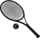 テニスラケットとボール