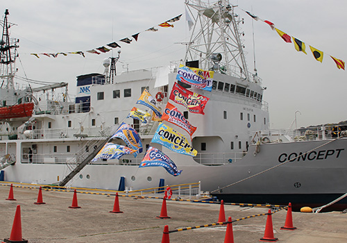 福岡県のニッスイマリン工業株式会社様の大漁旗-2016