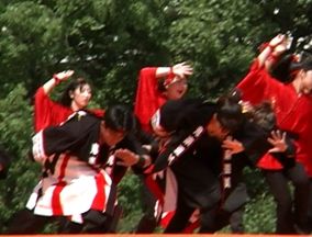 2001年よさこい-鬼楽遊美様-1