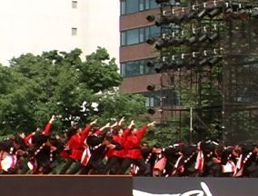 2001年よさこい-鬼楽遊美様-2