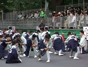 2001年よさこい-夜咲恋さむらい士別様-3