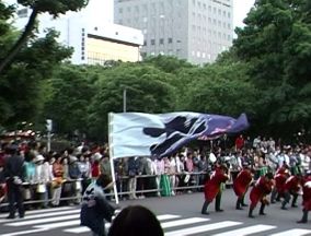2001年よさこい-夜咲恋さむらい士別様-8