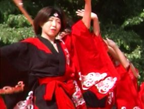 2001年よさこい-華酔組様-10