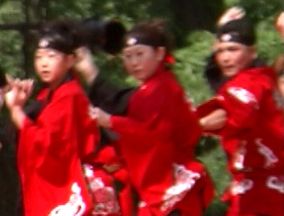 2001年よさこい-華酔組様-14