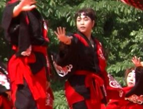 2001年よさこい-華酔組様-16