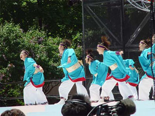 2007年よさこい-ひがしかぐら東神酔華の舞様-2