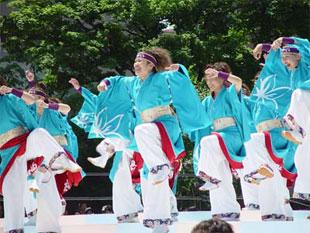 2007年よさこい-ひがしかぐら東神酔華の舞様-3