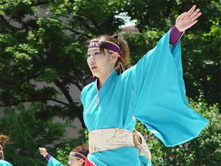 2007年よさこい-ひがしかぐら東神酔華の舞様-6