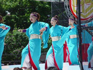 2007年よさこい-ひがしかぐら東神酔華の舞様-7