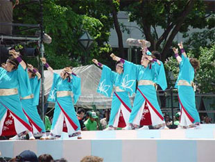 2007年よさこい-ひがしかぐら東神酔華の舞様-8