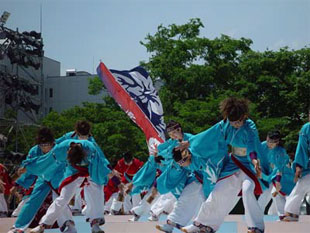 2007年よさこい-ひがしかぐら東神酔華の舞様-10