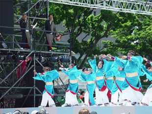 2007年よさこい-ひがしかぐら東神酔華の舞様-11