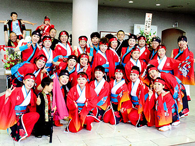 2011年よさこい-雁微笑連様-1