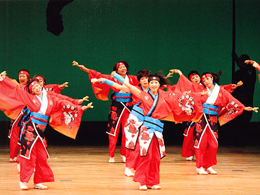 2011年よさこい-雁微笑連様-2