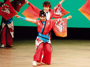 2011年よさこい-雁微笑連様-3