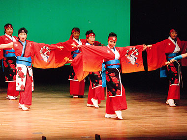 2011年よさこい-雁微笑連様-6
