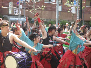2007年よさこい-華酔組様-13