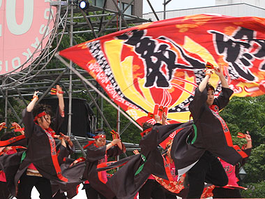 2011年よさこい-平取義経なるこ会様-3