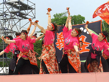 2011年よさこい-平取義経なるこ会様-5