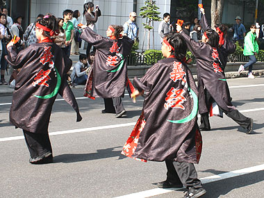 2011年よさこい-平取義経なるこ会様-7