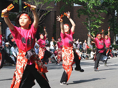 2011年よさこい-平取義経なるこ会様-8