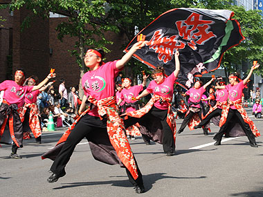 2011年よさこい-平取義経なるこ会様-9