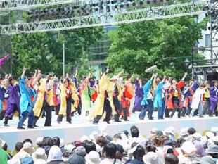 2007年よさこい-大阪人間科学大学-烈輝様-5