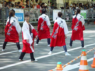 2007年よさこい-夜咲恋さむらい士別with三好町様-1