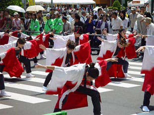 2007年よさこい-夜咲恋さむらい士別with三好町様-5