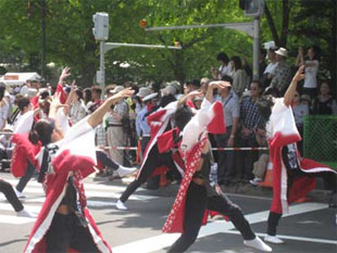 2007年よさこい-夜咲恋さむらい士別with三好町様-11