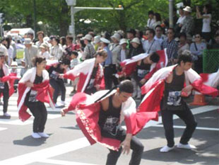 2007年よさこい-夜咲恋さむらい士別with三好町様-12