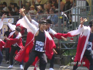 2007年よさこい-夜咲恋さむらい士別with三好町様-15
