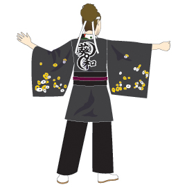 京炎そでふれ!葵和様2013衣装早変わり前デザイン前身頃