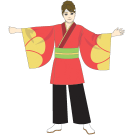 京炎そでふれ!葵和様2013衣装早変わり前デザイン前身頃